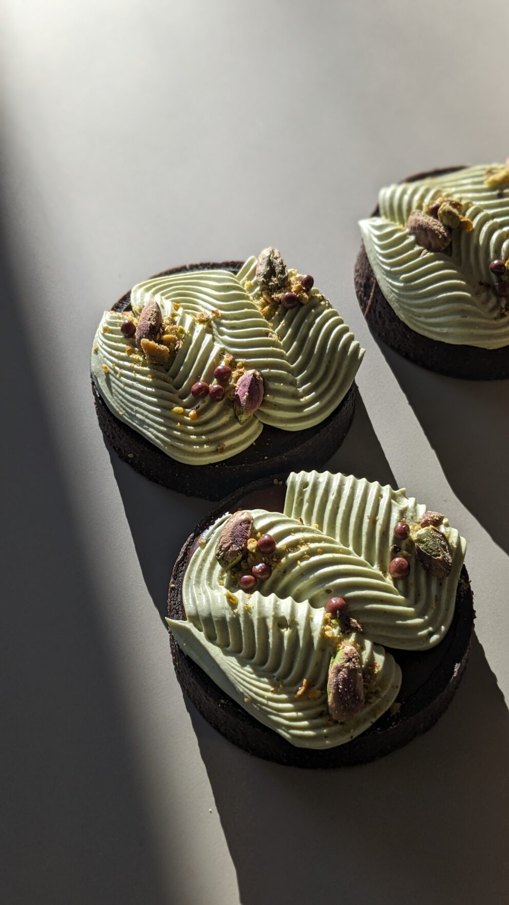 Mini tarta dubajska pistacja