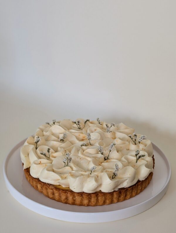 Tarta ricotta z czarnym bzem