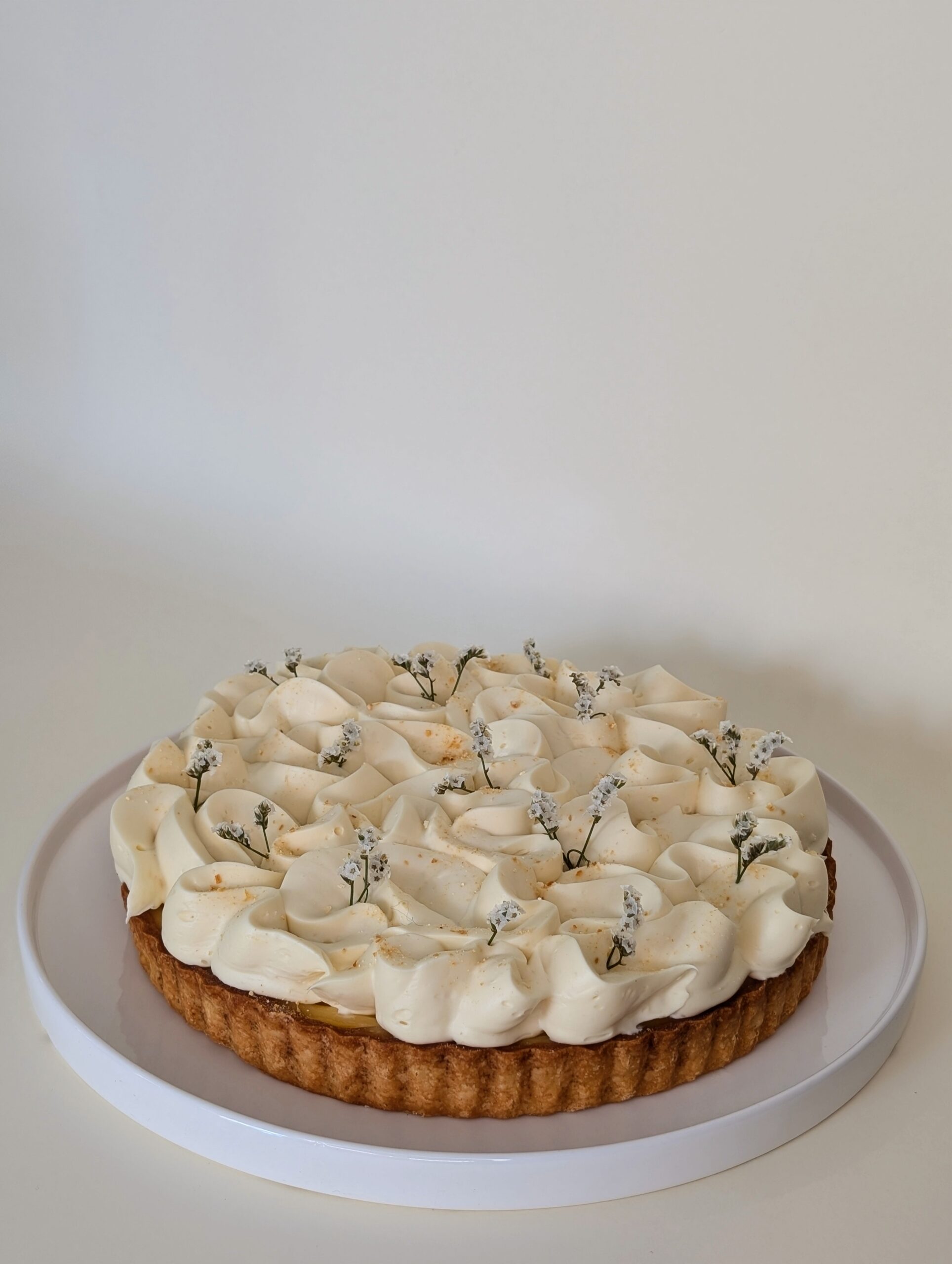 Tarta ricotta z czarnym bzem