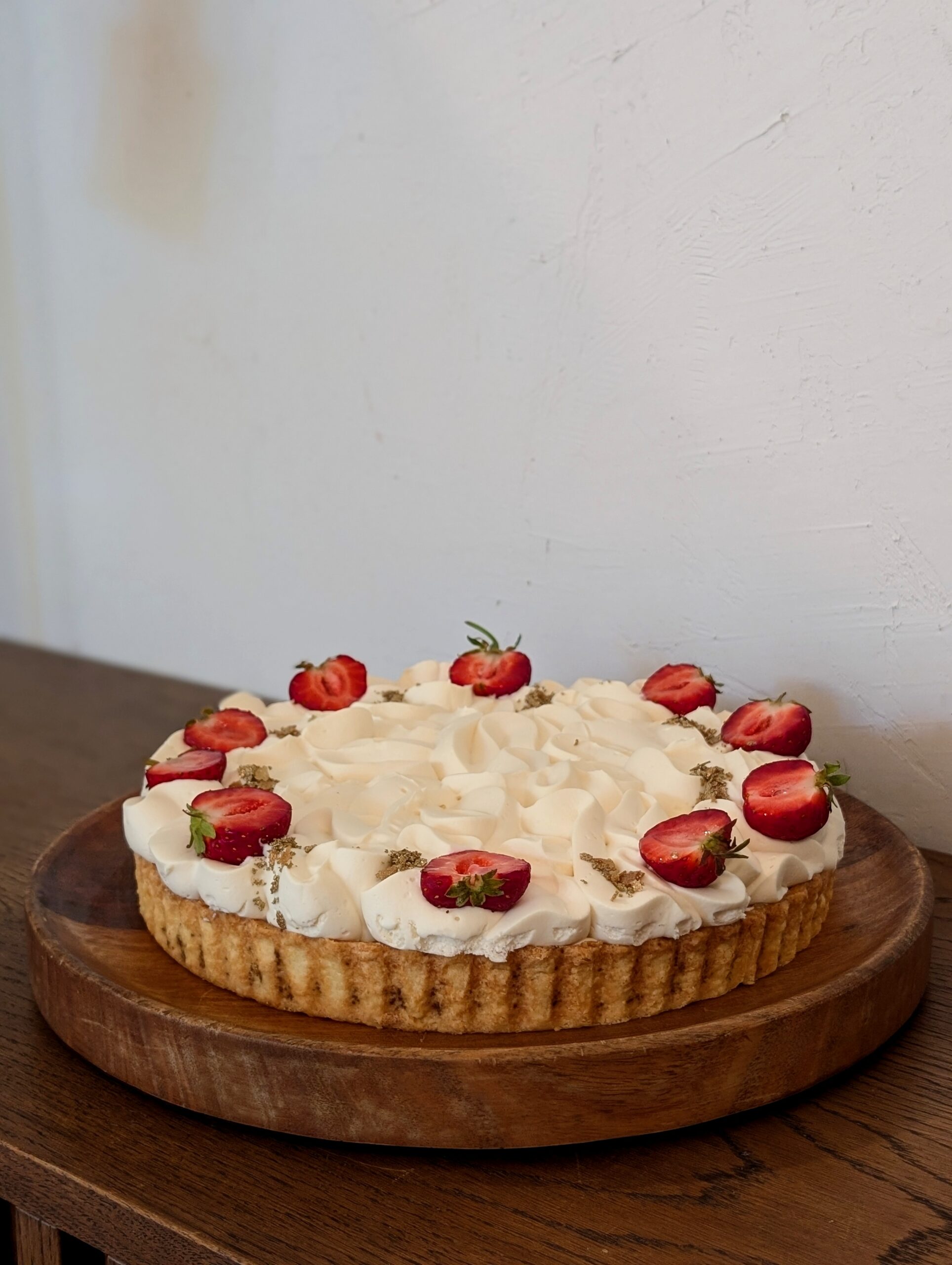 Tarta tonka z poziomką
