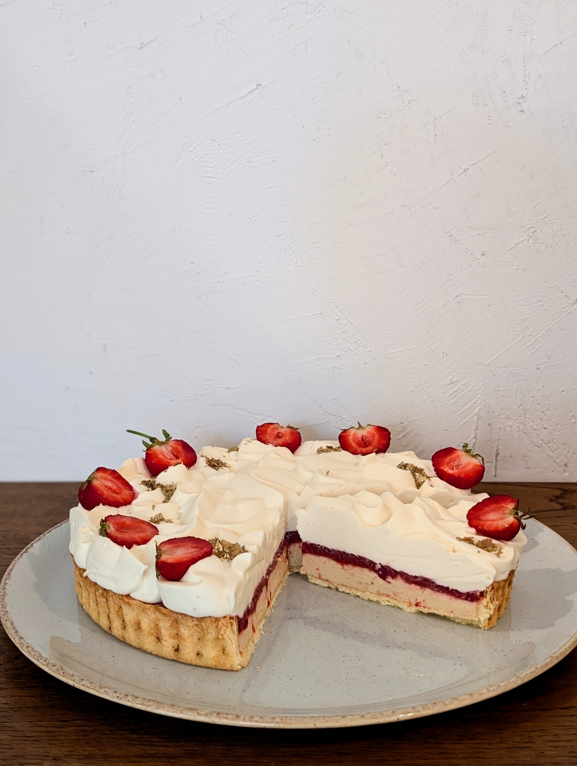 Tarta tonka z poziomką - obrazek 3